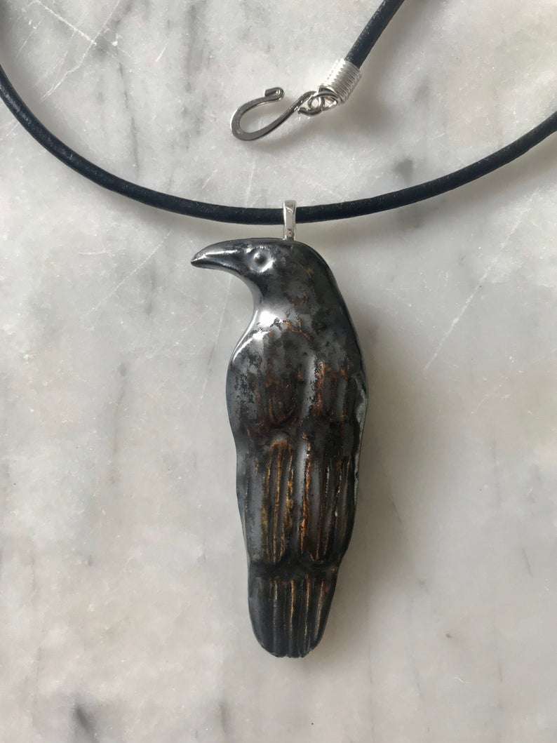 raven pendant