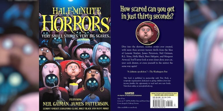 half minute horrors, scary children's books