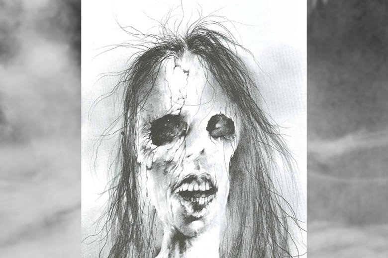 haunted house illustration