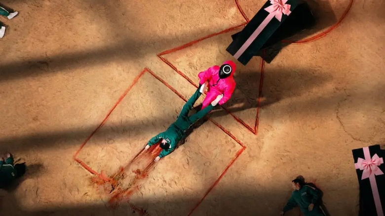is squid game scary