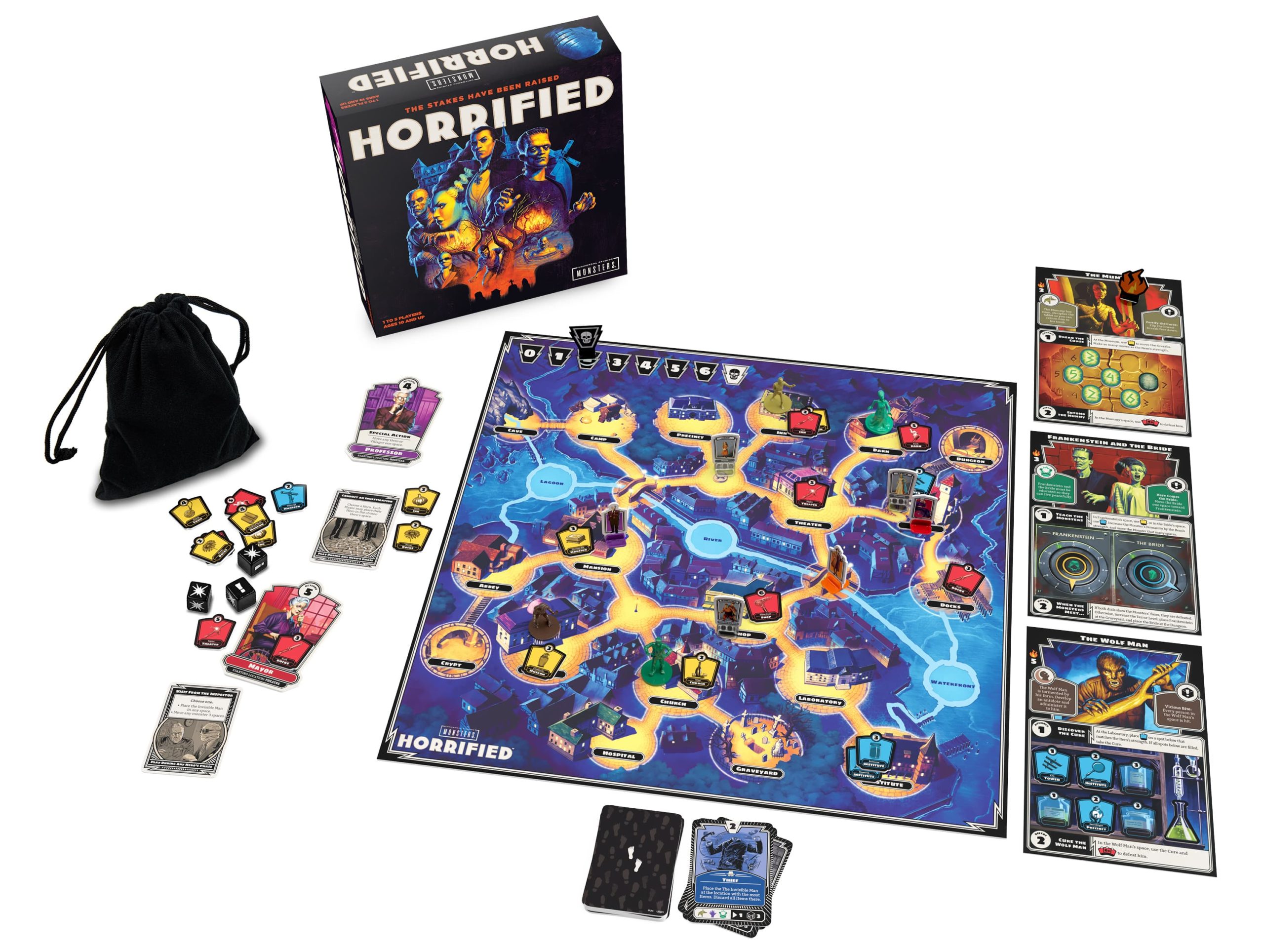 Horrified horror board game