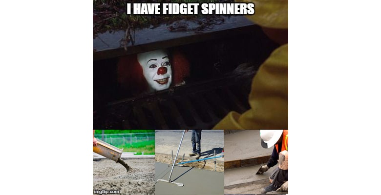 pennywise in sewer meme