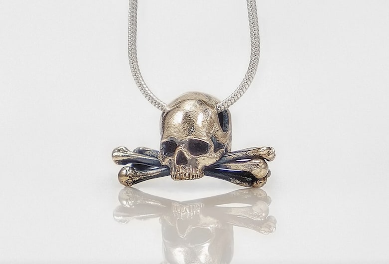 Men's goth jewelry necklace for men