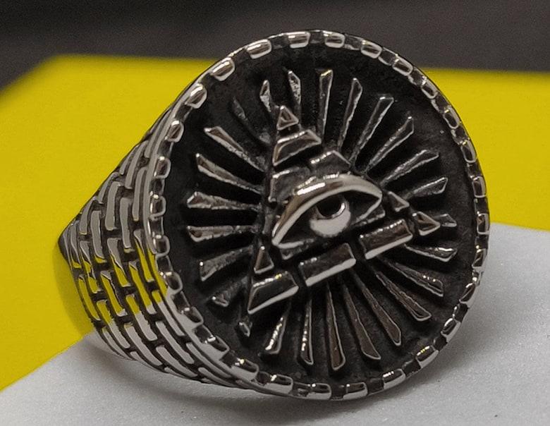 men's goth jewelry ring