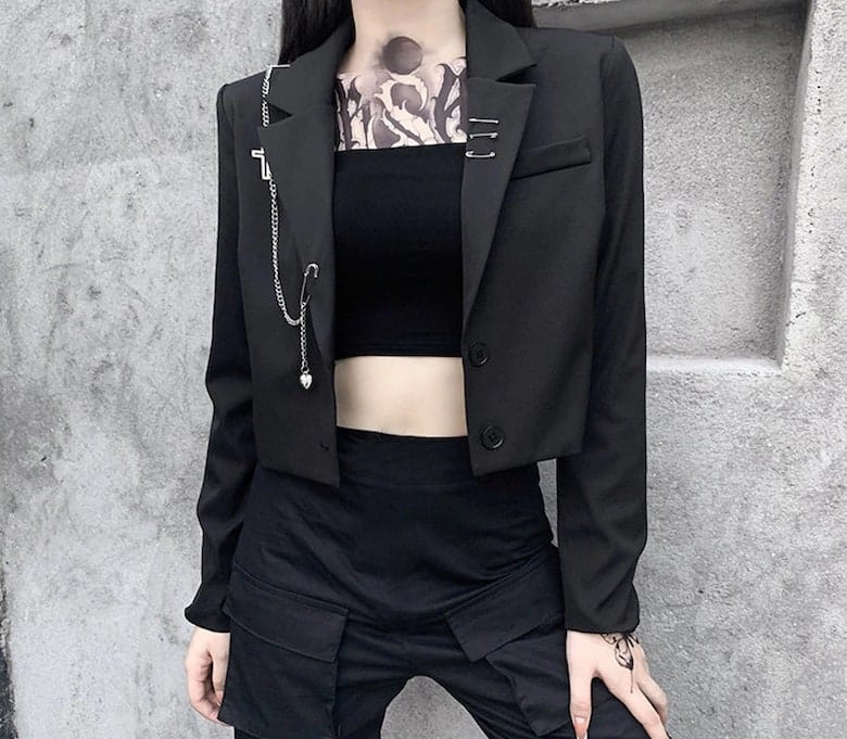 corporate goth suit