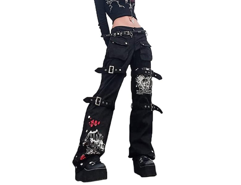 baggy goth pants