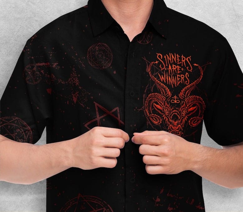 mens occult shirt