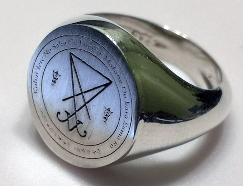 satanic occult jewelry ring