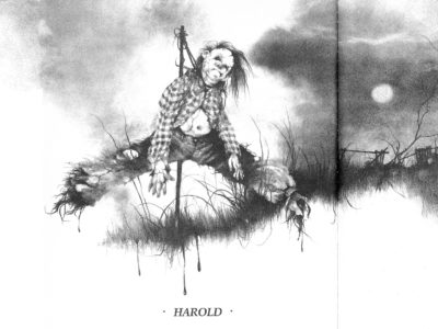 Harold in Scary Stories to Tell in the Dark, illustration by Stephen Gammell