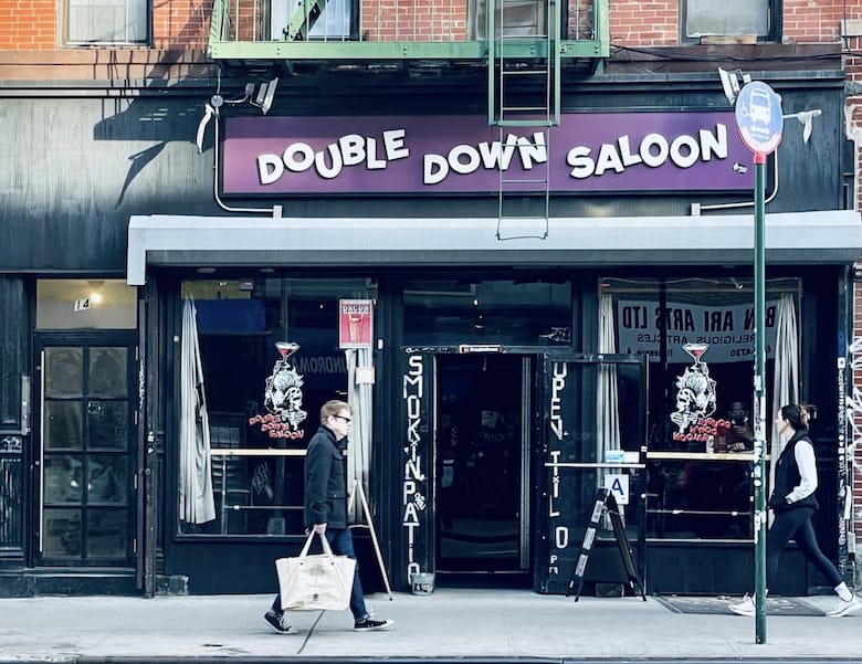 nyc goth punk bar Doubledown Saloon