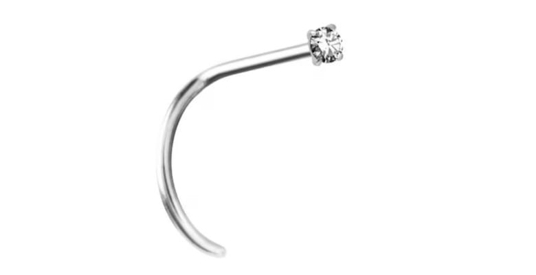 diamond nose stud ring